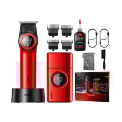 VGR VOYAGER - Combo VGR Profesional de Barbería Trimmer V-977 + Afeitadora Eléctrica V-377