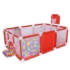 GENERICO - Corral De Seguridad Para Bebes Con Aro De Basket
