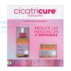 CICATRICURE - PACK PORCELANA SÉRUM PEELING 30ML + PORCELANA CREMA GEL 50GR