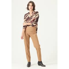 PRIVILEGE - Leggings tabaco 2714 - Café