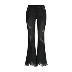 BLWOENS - Jeans casuales de moda para mujeres - Negro