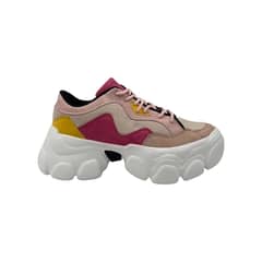 HERIEL - Zapatilla Rosa Plataforma Mujer
