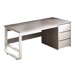 BE DESIGN - ESCRITORIO EJECUTIVO METAL GRIS BLANCO
