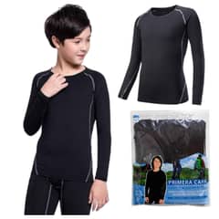 EKOL TACTICA MILITAR - Polera Camiseta Primera Capa Térmica Niño Juvenil Invierno