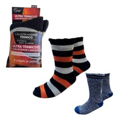 EKOL TACTICA MILITAR - Pack 3 Calcetines Chiporro Térmicos Largos Surtidos