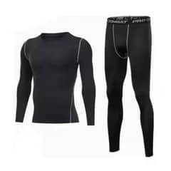 EKOL TACTICA MILITAR - Primera Capa Deportiva Ropa Hombre - Negro