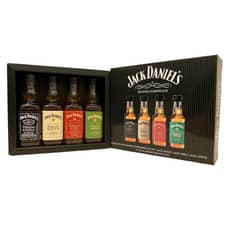 JACK DANIELS - Colección 4 miniaturas whisky Tennesse 50ml