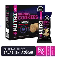 NUTRI CO - Galletas de Quinua y Arándanos Caja x5un