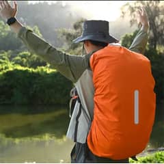 GENERICO - Cubre Mochila Cobertor Funda Impermeable Reflectante 40L