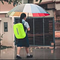 GENERICO - Cubre Mochila Cobertor Funda Impermeable Reflectante 40L