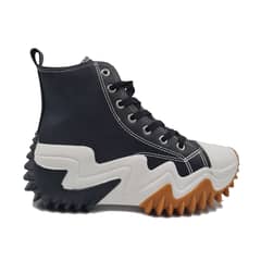 HERIEL - Zapatilla Ecocuero Negro Plataforma