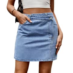 BLWOENS - Falda Mujer - Azul