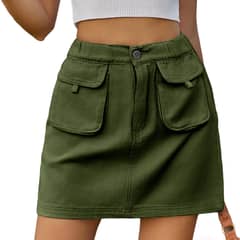 BLWOENS - Falda Mujer - Verde
