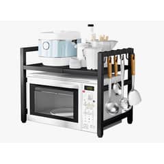 MOMO - Estante Repisa Extensible Horno Microondas Con Ganchos Rack
