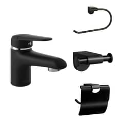 STRETTO - Pack Baño Loft - Grifería + Accesorios