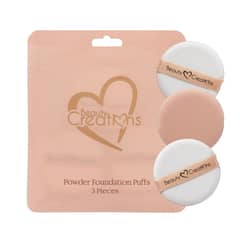 BEAUTY CREATIONS - Set De 3 Esponjas Powder Foundations Puffs