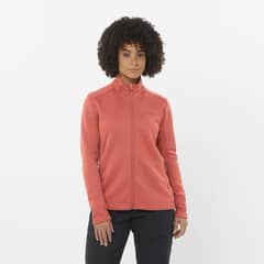 SALOMON - Polerón Mujer Essential Midfleece Fz W Mu