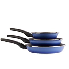 VITREX - Set Sarténes Etai Blue 18-22-26 cm Antiadherente