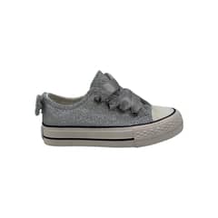 HERIEL - Zapatilla Glitter Silver Niña