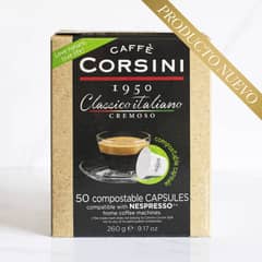 CORSINI - 50 Capsulas Nespresso Cafe Classico