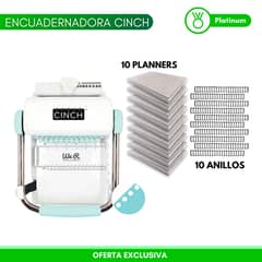 AMERICAN CRAFTS - Cinch VERDE + 10 planners SB8