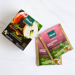 DILMAH - 10 Bolsitas Te Negro Manzana Canela Vainilla