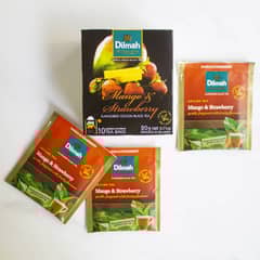 DILMAH - 10 Bolsitas Te Negro Mango Frutilla
