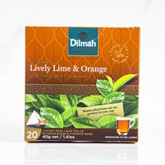 DILMAH - 20 Bolsitas Te Negro Naranja Lima Inspiration