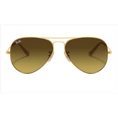 RAY BAN - Lentes de Sol RB3025 Aviator Verde Dorado Marrón