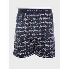 TOMMY HILFIGER - Boxer De Algodón Con Logo Azul