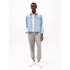 TOMMY HILFIGER - Joggers Essential Terry Con Logo Gris