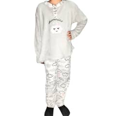 MPROPIA - Pijama Polar Niñas Diseños Nube y Colores Invierno 476
