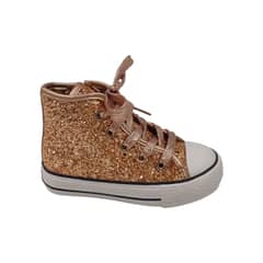 HERIEL - Zapatilla Dorada Glitter Niña