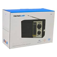 TECNOLAB - Radio Solar Recargable Tl636 Usbsd Linterna