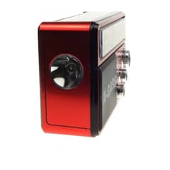MOVI - Radio Portátil Recargable con Carga Solar y Linterna LED
