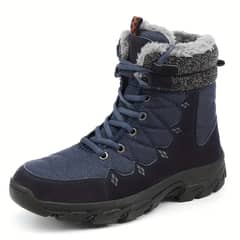 TIOZONEY - Botas de nieve con suela gruesa para hombre