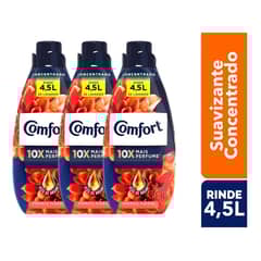 CONFORT - X3 Suavizante De Ropa Concentrado Comfort 1 L Energia Floral