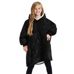ARCA SHOPPING - Polerones De Niña Poleron Con Capucha Niño Poleron Polar Niño NEGRO