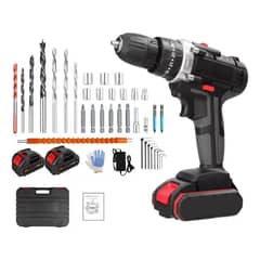 MUNDO MAGIA - Kit Taladro Destornillador Inalámbrico 24v + 2 Batería