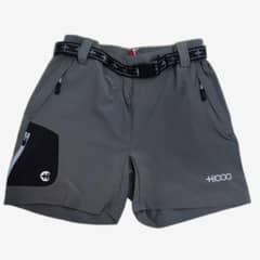 POZATINI - Short Outdoor Mujer Gris Tremaya +8000 - Pantalon Corto Mujer