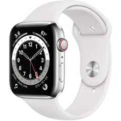 APPLE - Watch Series 6 40mm GPS Silver correa blanca Reacondicionado