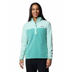 COLUMBIA - Polar Mujer Benton Springs Half Snap Celeste