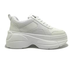 POZATINI - ZAPATILLA PLATAFORMA BLANCA LULA