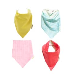 NACIONAL - SET 4 BANDANAS DE ALGODON PARA BEBES