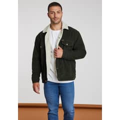 WRANGLER - Chaqueta Hombre Authentic Corduroy Deep Forest