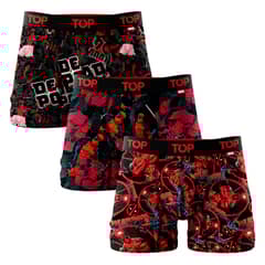 TOP - Bóxer Medio Microfibra Marvel Pack 3 C14