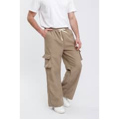 MPROPIA - Pantalón Pierna Ancha Wide Leg Hombre Cargo Excelente Calidad 7133