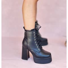SNOOPY - Botin Mujer Taco Alto con Plataforma M381