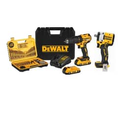 DEWALT - Kit Taladro Percutor Atornillador Dcd7781d2 b2 + Llave Impacto dcf922bb3 + 100 piezas
