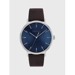 CALVIN KLEIN - Reloj Dark Brown Leather Café